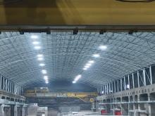 Machine hall architectural work is in progress