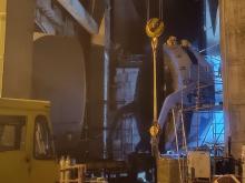 BFV-03 Erection work is in progress