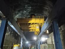 DSSS-02 EoT erection work is in progress