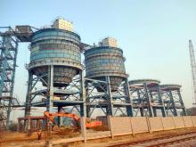 Fly Ash Silo 1&2 erection in advance stage of completion
