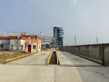 Fly Ash Silo Road Weigh Bridge works completed.