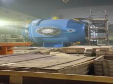 Pre-assembly of MIV-4 is in progress at service bay