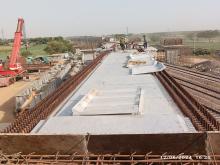 Railway Siding: Sacrificial shuttering for P4-P5 span of ROR